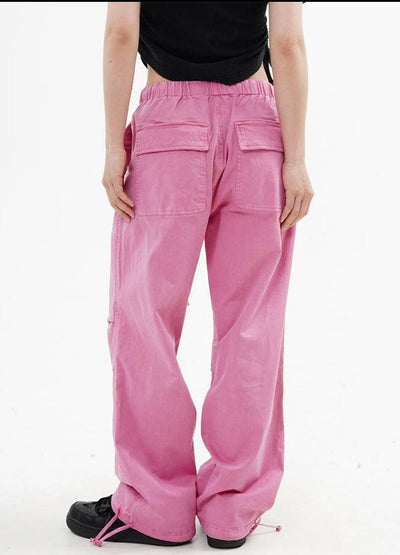Pleated Knee Pants Korean Street Fashion Pants By Made Extreme Shop Online at OH Vault
