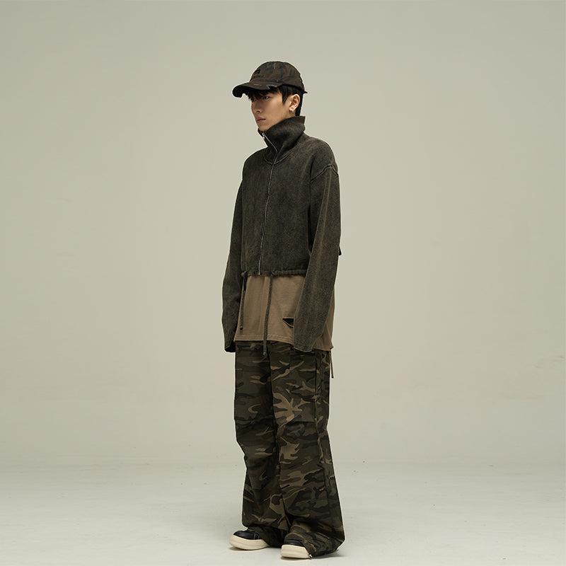 77Flight Classic Camouflage Cargo Pants Korean Street Fashion Pants By 77Flight Shop Online at OH Vault