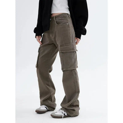 Classic Wash Slim Fit Cargo Pants Korean Street Fashion Pants By Made Extreme Shop Online at OH Vault
