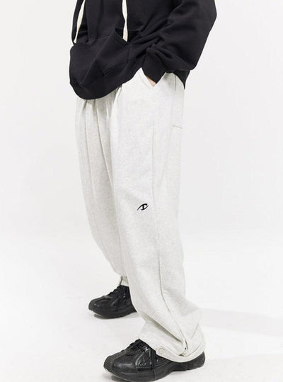 CATSSTAC Drawstring Knot Buttoned Sweatpants Korean Street Fashion Pants By CATSSTAC Shop Online at OH Vault
