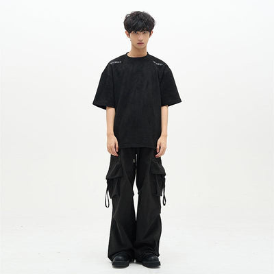 77Flight Multi Pocket Parachute Pants Korean Street Fashion Pants By 77Flight Shop Online at OH Vault