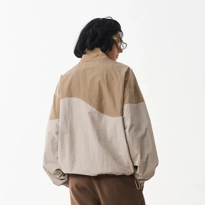 Wave Spliced Jacket Korean Street Fashion Jacket By Moditec Shop Online at OH Vault
