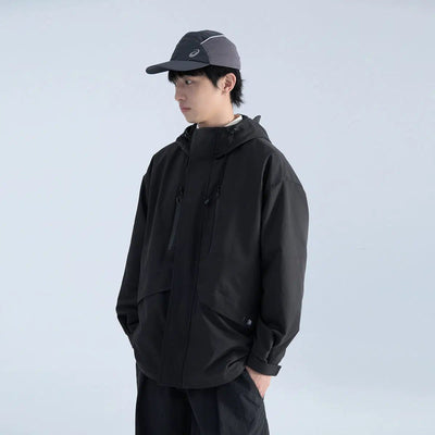 Workwear Solid Color Jacket Korean Street Fashion Jacket By Mentmate Shop Online at OH Vault