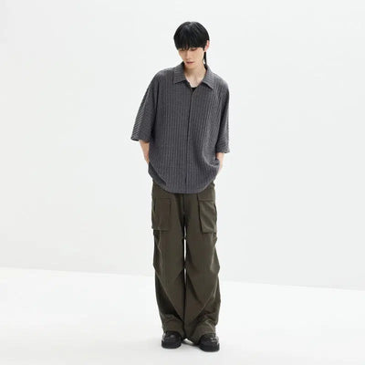 Opicloth Classic Flap Pocket Cargo Pants Korean Street Fashion Pants By Opicloth Shop Online at OH Vault