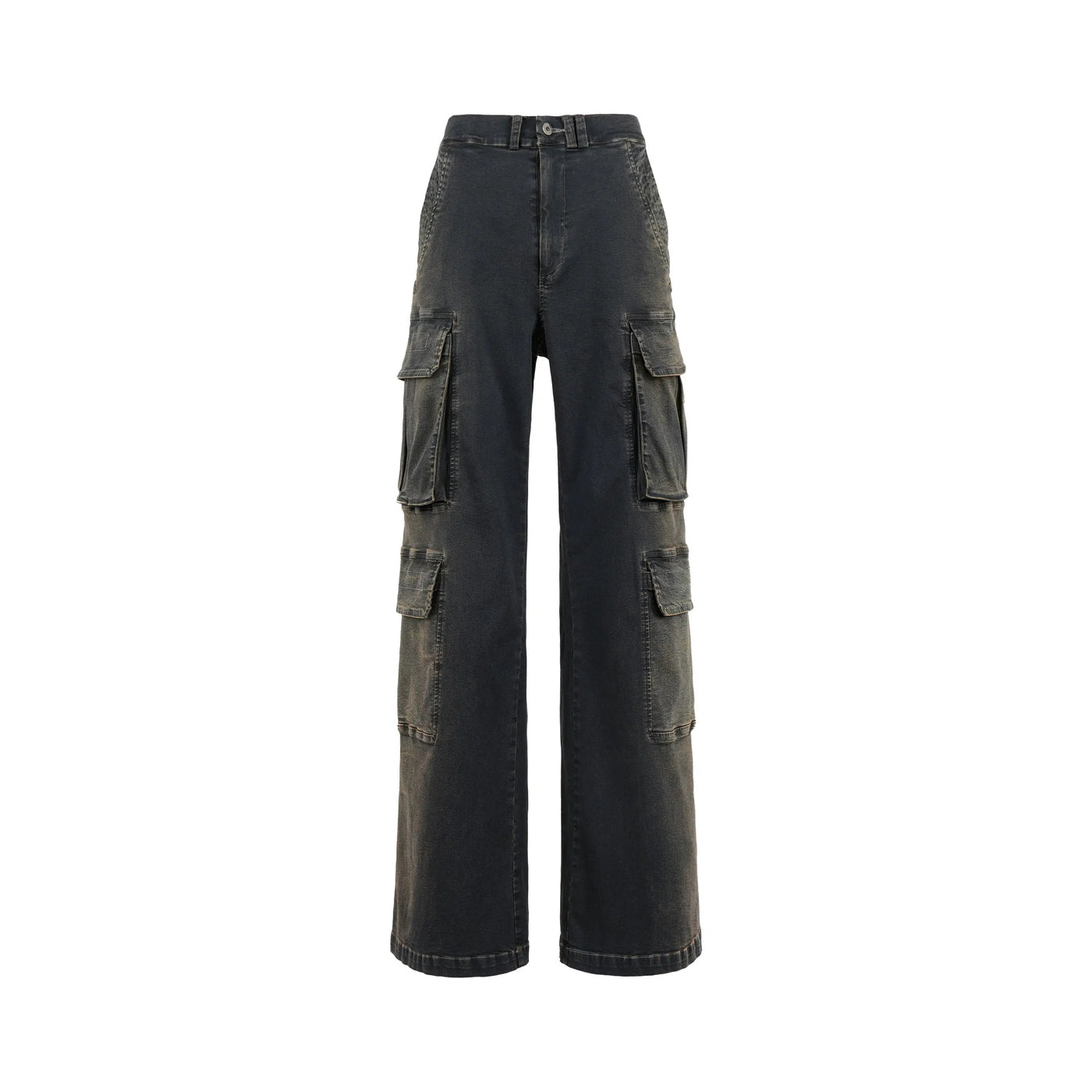 Vintage Washed Cargo Jeans Korean Street Fashion Jeans By Underwater Shop Online at OH Vault