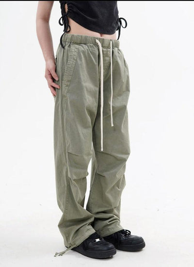 Pleated Knee Pants Korean Street Fashion Pants By Made Extreme Shop Online at OH Vault