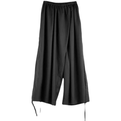 Ruched Side String Pants Korean Street Fashion Pants By SAWong Shop Online at OH Vault
