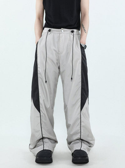 Mr Nearly Contrast Side Seam Sports Pants Korean Street Fashion Pants By Mr Nearly Shop Online at OH Vault