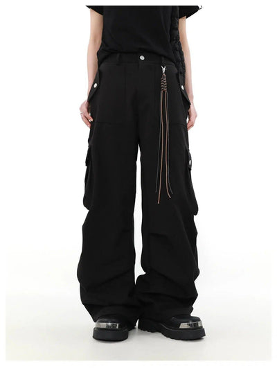 Casual Loose Fit Cargo Pants Korean Street Fashion Pants By Mr Nearly Shop Online at OH Vault