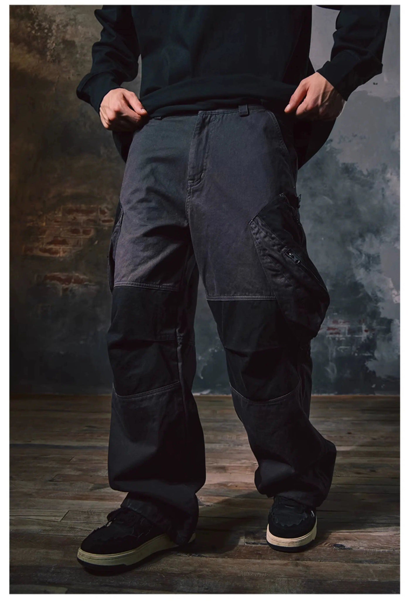 Loose Pocket Casual Cargo Pants Korean Street Fashion Pants By Remedy Shop Online at OH Vault