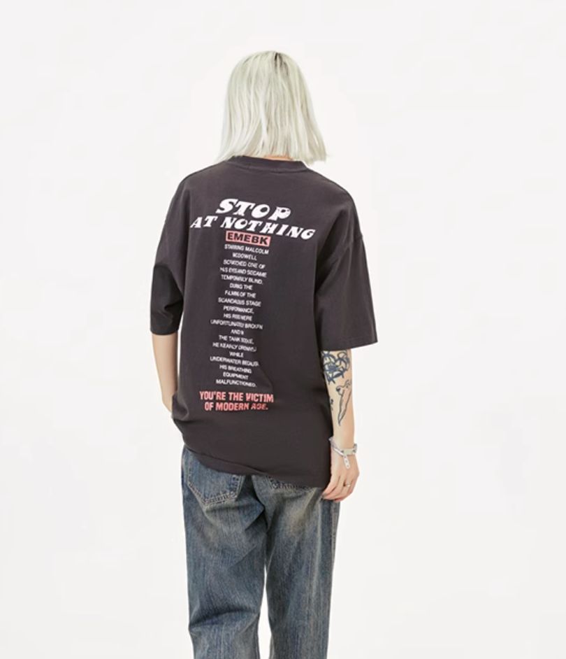 Vintage Band Graphic T-Shirt Korean Street Fashion T-Shirt By Made Extreme Shop Online at OH Vault