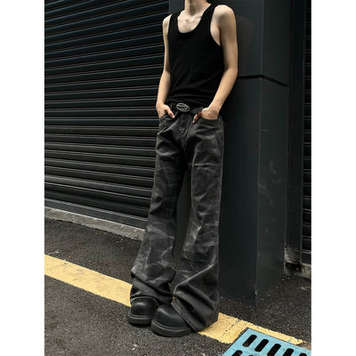 Wavy Bootcut Jeans Korean Street Fashion Jeans By MaxDstr Shop Online at OH Vault