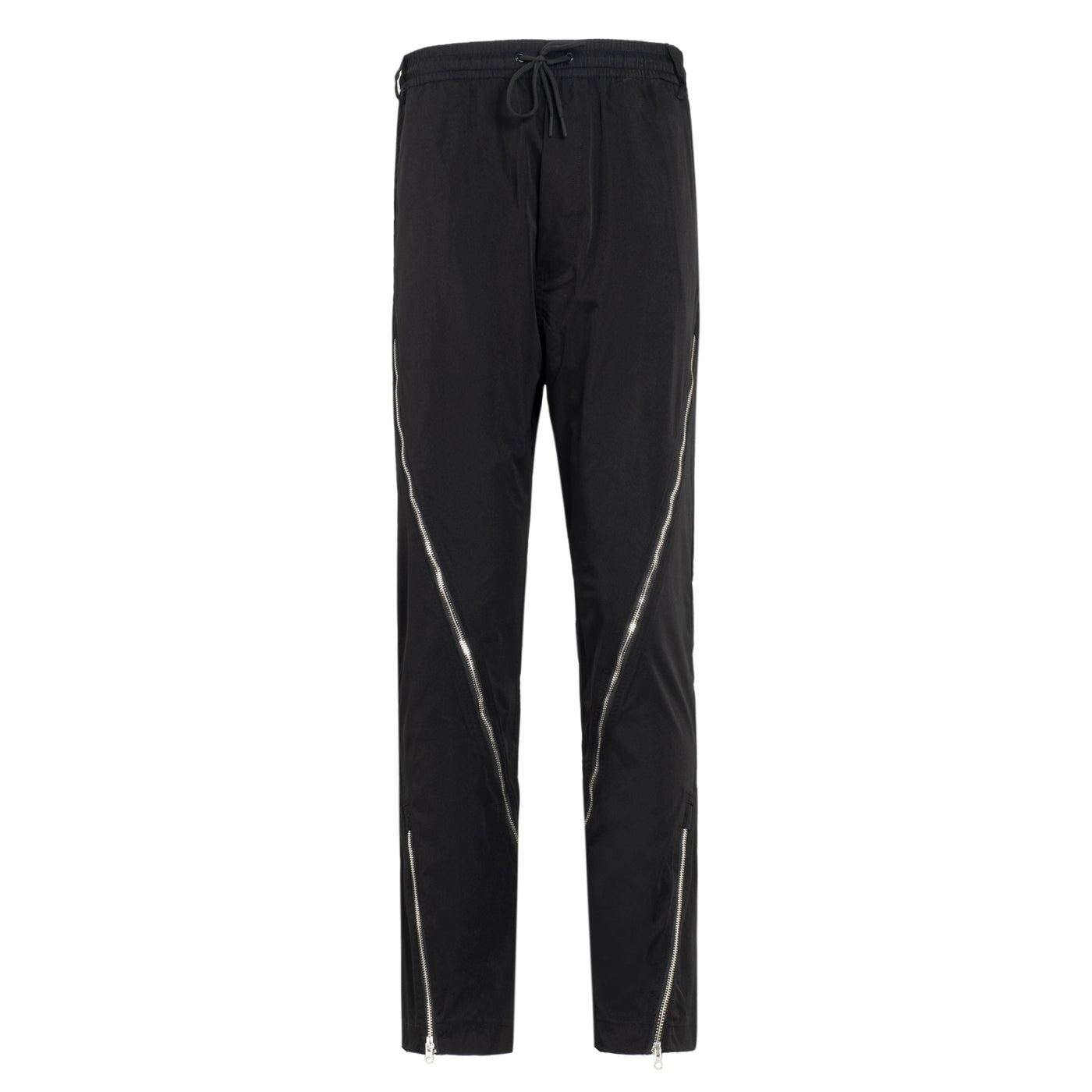 CATSSTAC Diagonal Lines Zipper Drawstring Pants Korean Street Fashion Pants By CATSSTAC Shop Online at OH Vault