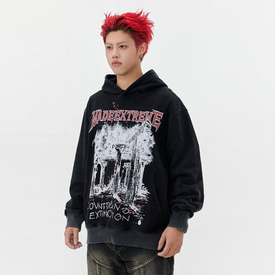 Made Extreme Countdown To Extinction Graphic Hoodie Korean Street Fashion Hoodie By Made Extreme Shop Online at OH Vault