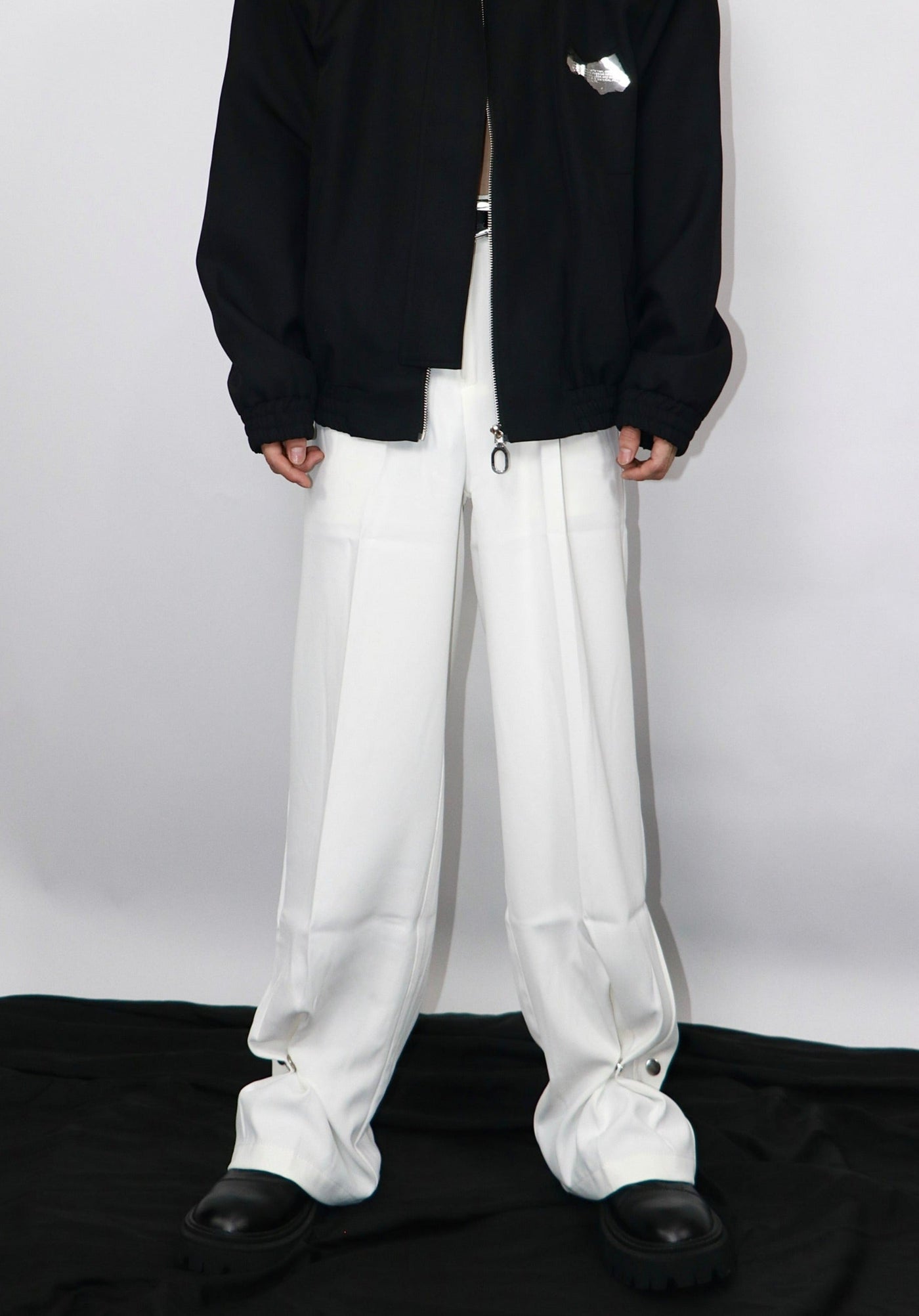 Buttoned Bootcut Trousers Korean Street Fashion Pants By Argue Culture Shop Online at OH Vault