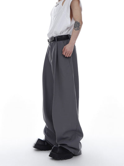 Fold Pleated Trousers Korean Street Fashion Pants By Argue Culture Shop Online at OH Vault