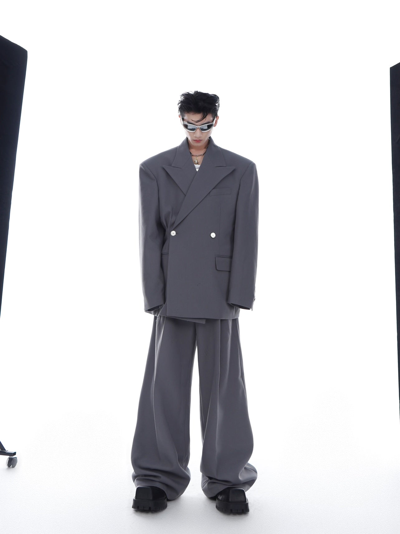 Fold Pleated Trousers