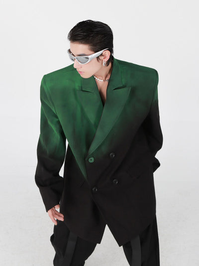 Argue Culture Solid Gradient Blazer Korean Street Fashion Blazer By Argue Culture Shop Online at OH Vault