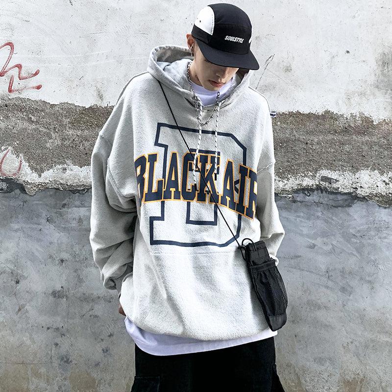 Blackair Oversize Hoodie Korean Street Fashion Hoodie By Ash Dark Shop Online at OH Vault