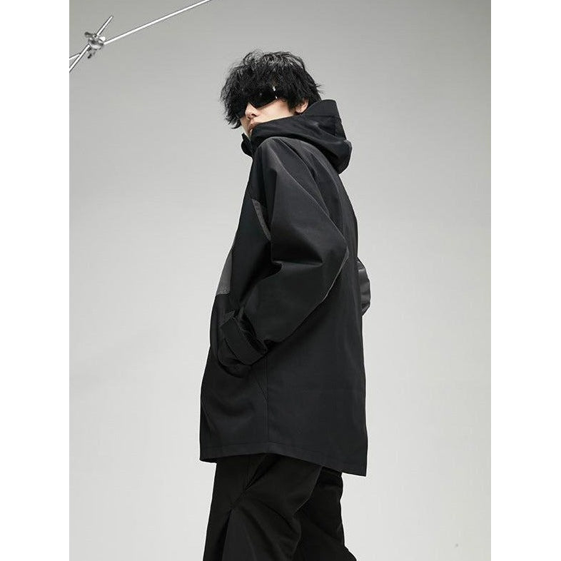 Stand-Up Collar Hoodie Korean Street Fashion Hoodie By Cro World Shop Online at OH Vault