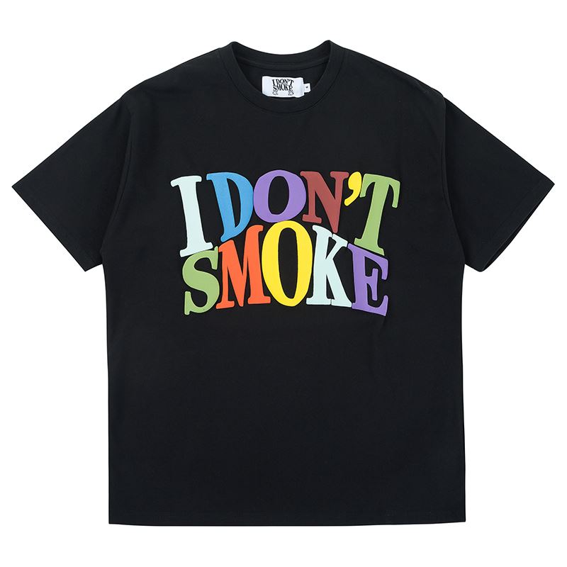 Donsmoke Multi-Color Logo T-Shirt Korean Street Fashion T-Shirt By Donsmoke Shop Online at OH Vault