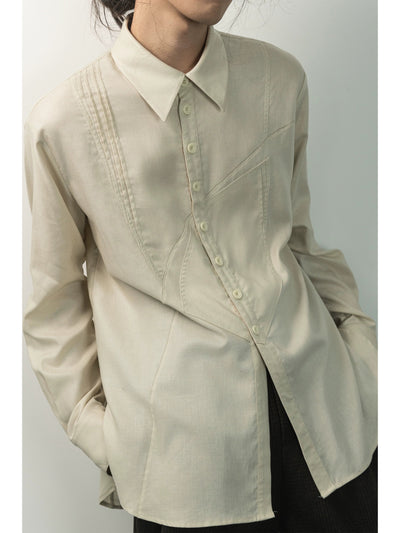 Relaxed Fit Buttoned Shirt Korean Street Fashion Shirt By ILNya Shop Online at OH Vault
