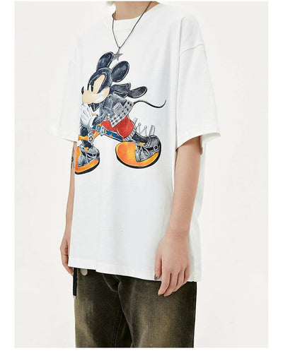 Mickey Mouse Graphic T-Shirt Korean Street Fashion T-Shirt By Made Extreme Shop Online at OH Vault