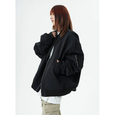 Classic Zip-Up Jacket Korean Street Fashion Jacket By Made Extreme Shop Online at OH Vault