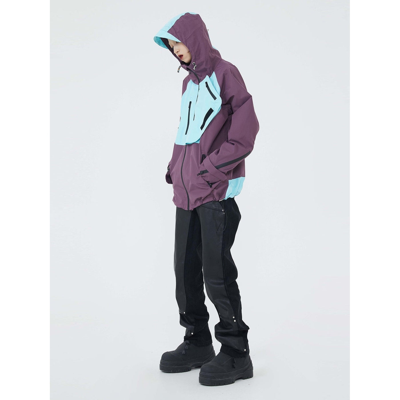 Cutout Style Windbreaker Jacket Korean Street Fashion Jacket By Made Extreme Shop Online at OH Vault