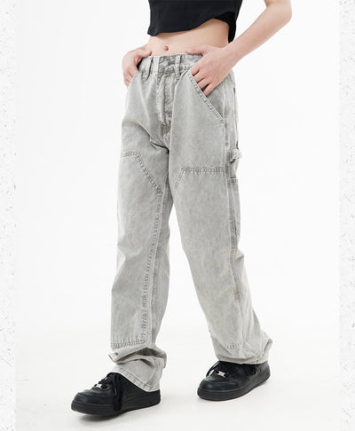 Double Knee Jeans Korean Street Fashion Jeans By Made Extreme Shop Online at OH Vault