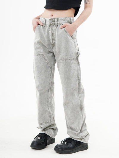 Double Knee Jeans Korean Street Fashion Jeans By Made Extreme Shop Online at OH Vault