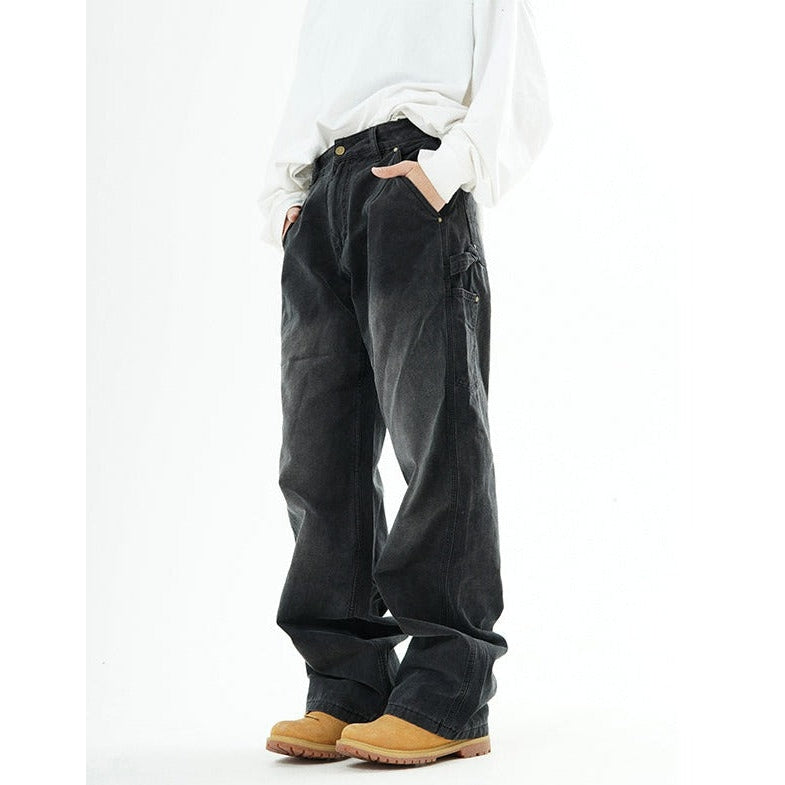 Flared Leg Cargo Pants Korean Street Fashion Pants By Made Extreme Shop Online at OH Vault