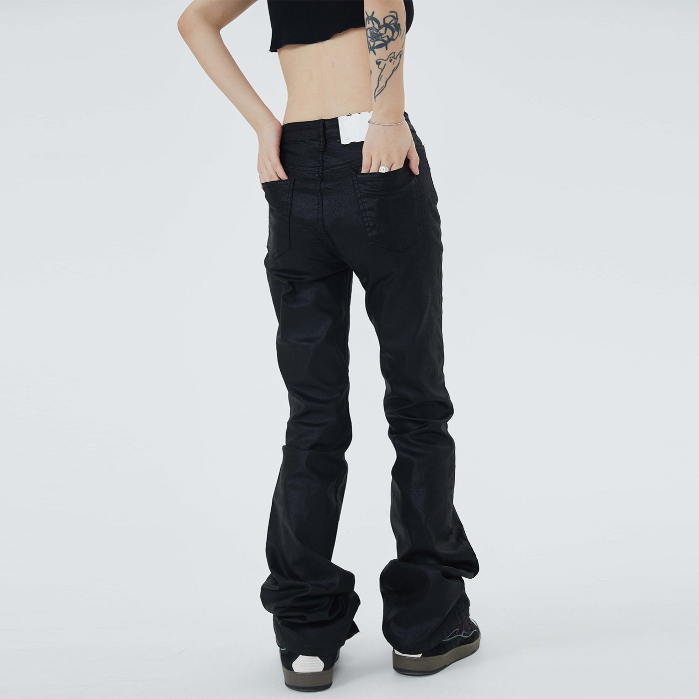 Sleek Regular Fit Flare Jeans Korean Street Fashion Jeans By Made Extreme Shop Online at OH Vault