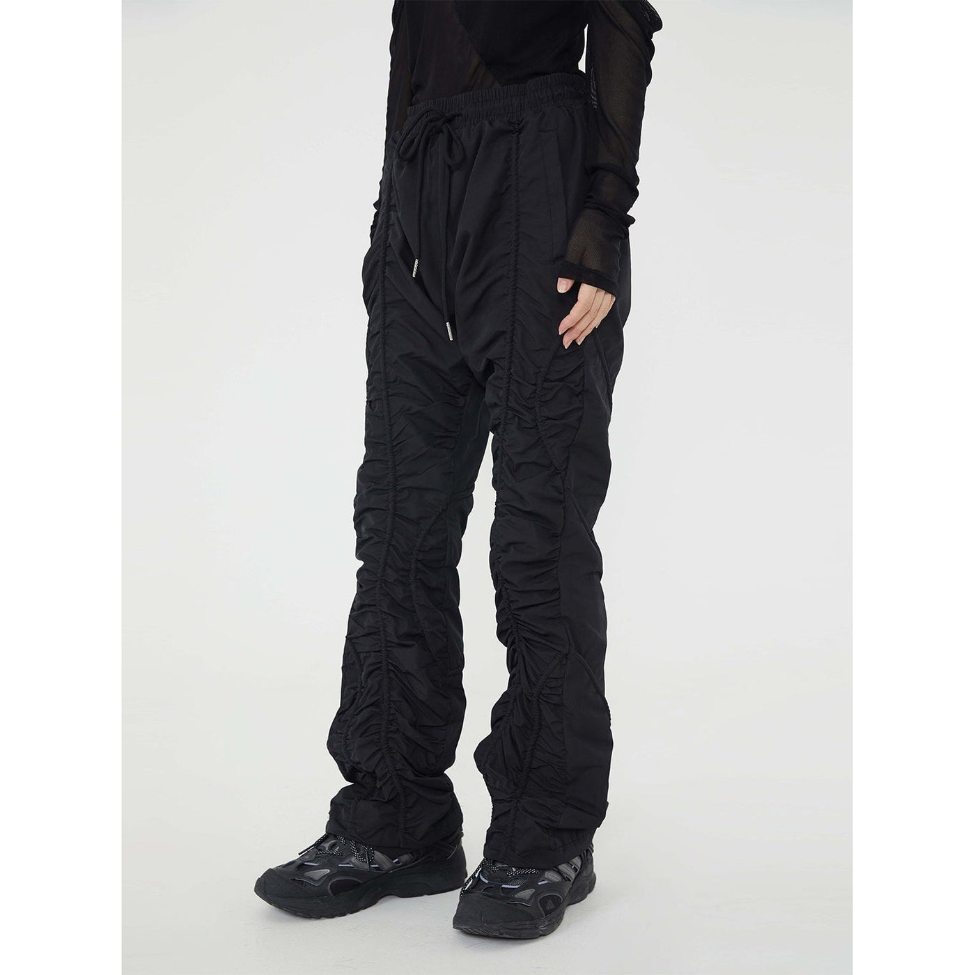 Made Extreme Straight Cut trousers Korean Street Fashion Pants By Made Extreme Shop Online at OH Vault