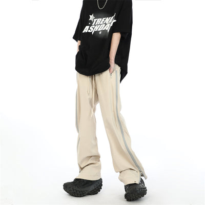 Side Zip Through Pants Korean Street Fashion Pants By MaxDstr Shop Online at OH Vault