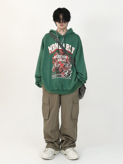 Retro Loose Washed Hoodie Korean Street Fashion Hoodie By Mr Nearly Shop Online at OH Vault