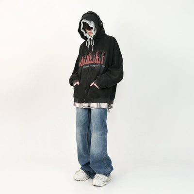 Smoking Text Retro Hoodie Korean Street Fashion Hoodie By Mr Nearly Shop Online at OH Vault