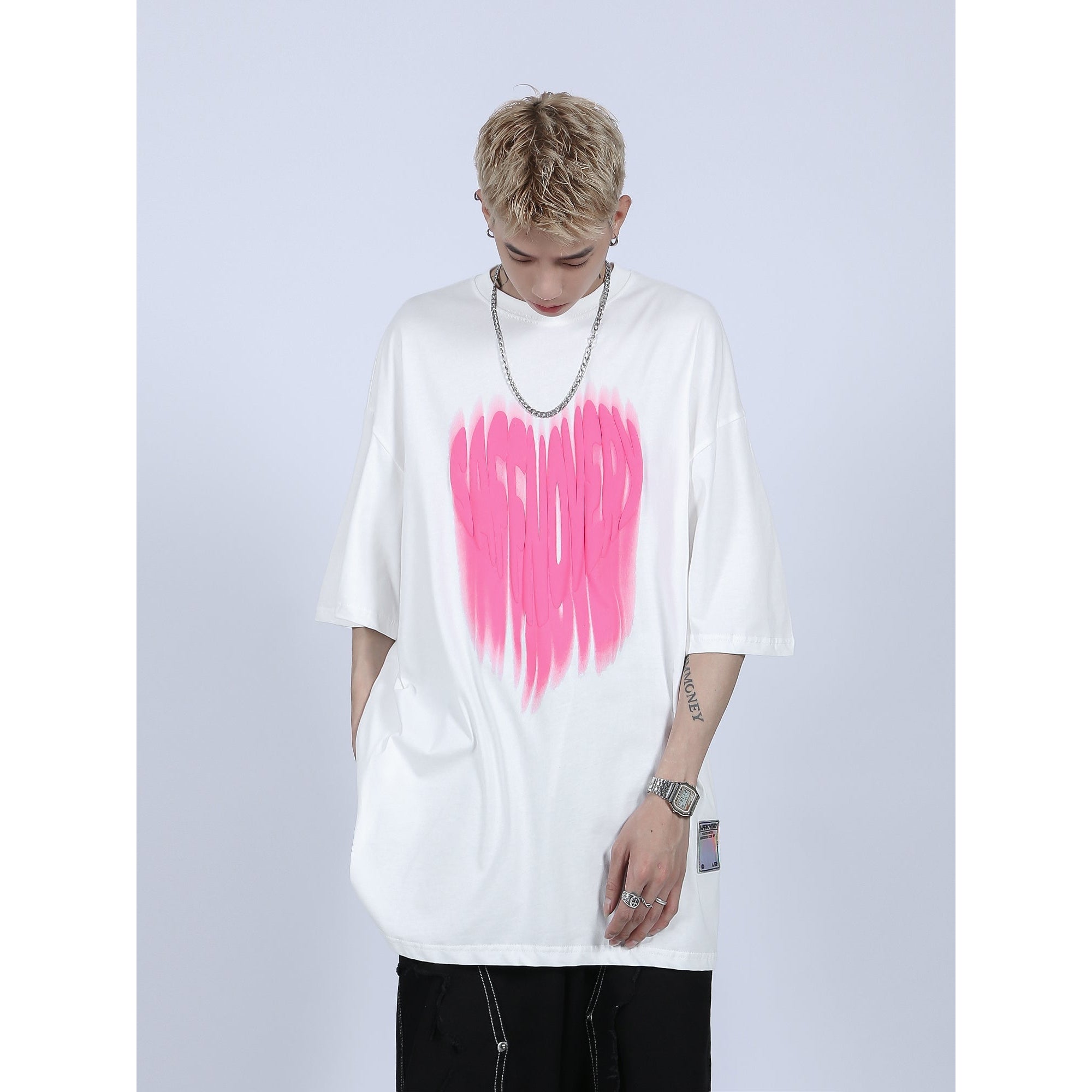 Mr. Nearly Faded Letters T-Shirt