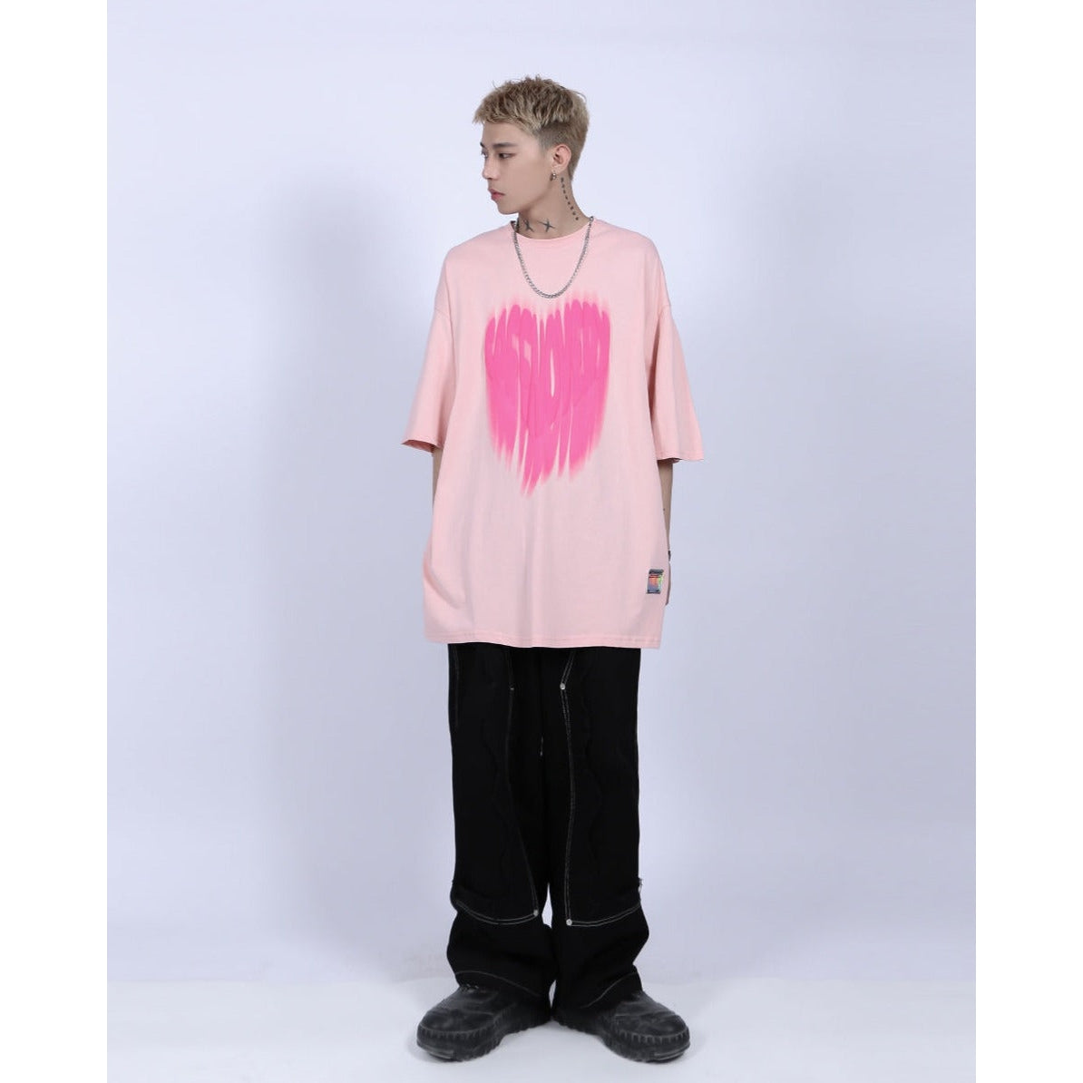 Mr. Nearly Faded Letters T-Shirt