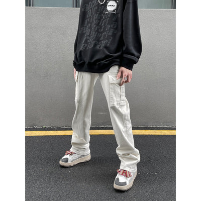 Mr. Nearly Side Pocket Cargo Pants Korean Street Fashion Pants By Mr Nearly Shop Online at OH Vault