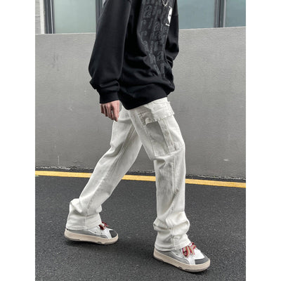 Mr. Nearly Side Pocket Cargo Pants Korean Street Fashion Pants By Mr Nearly Shop Online at OH Vault