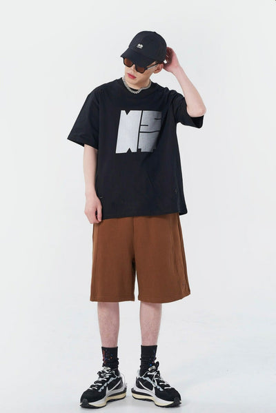 Cross Embroidered T-Shirt Korean Street Fashion T-Shirt By New Start Shop Online at OH Vault