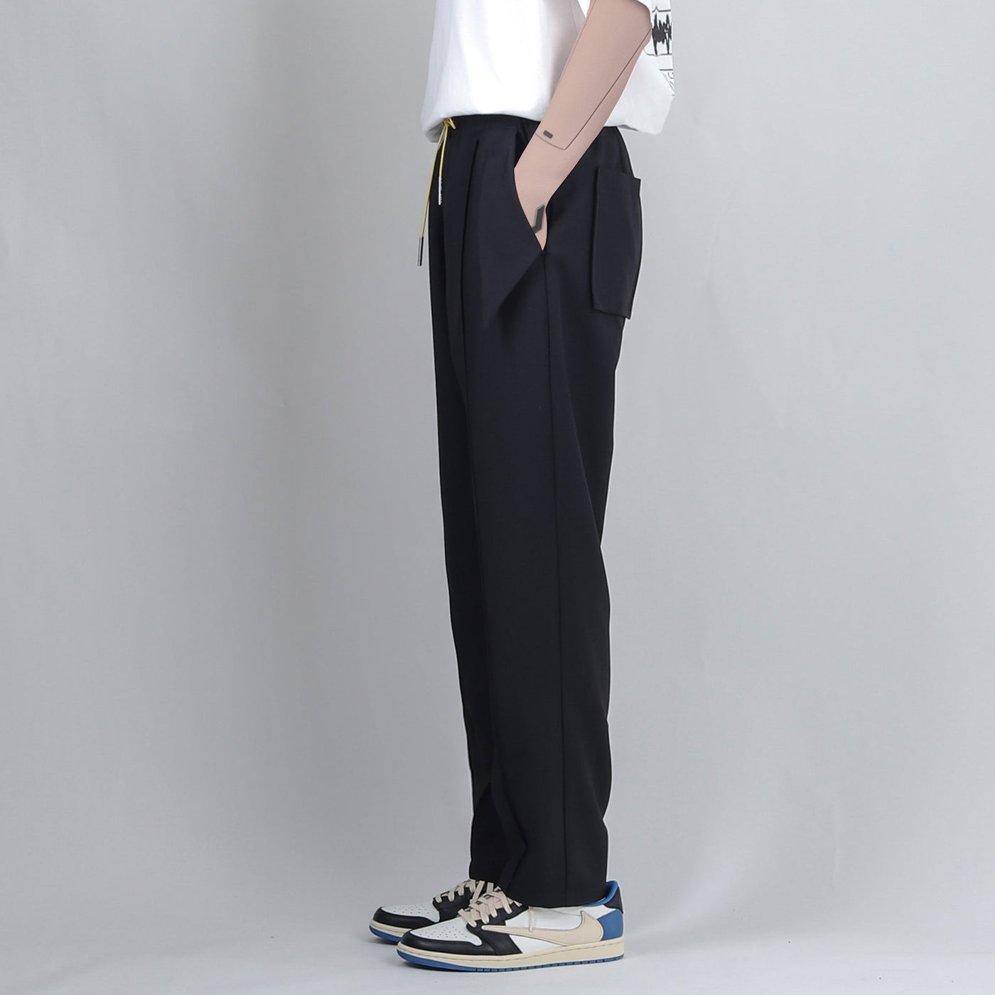Relaxed Fit Pants Korean Street Fashion Pants By Perdu Shop Online at OH Vault