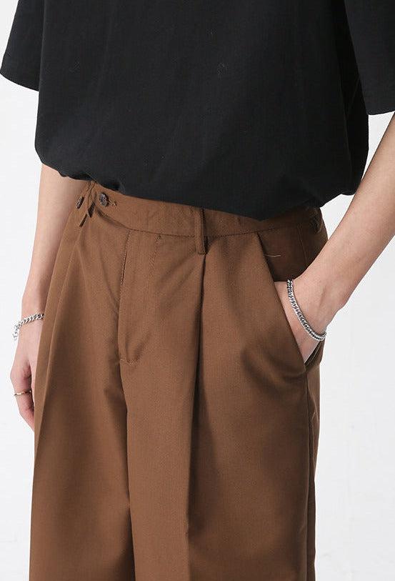Commuter Style Trousers Korean Street Fashion Pants By Poikilotherm Shop Online at OH Vault