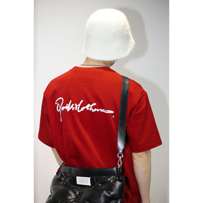 Signature Font T-Shirt Korean Street Fashion T-Shirt By Poikilotherm Shop Online at OH Vault