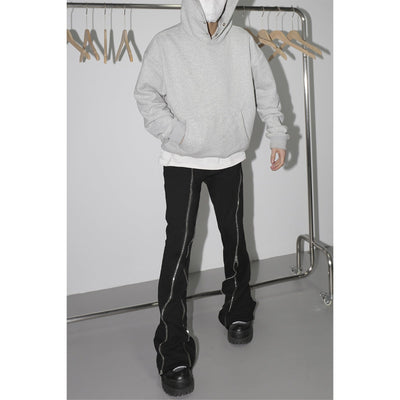 Zipper Detail Pants Korean Street Fashion Pants By Poikilotherm Shop Online at OH Vault