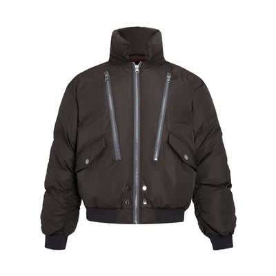 Three Zippers Puffer Jacket Korean Street Fashion Jacket By R69 Shop Online at OH Vault